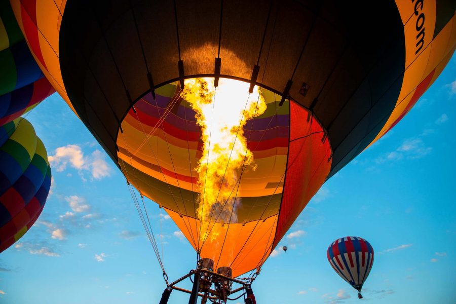 Hot Air Ballooning Transport Image